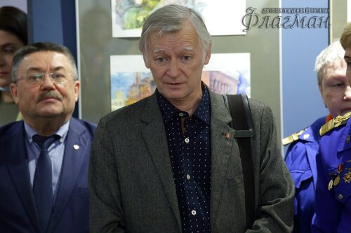 Открытие выставки работ  художника-иллюстратора Евгении Ивановны Стерлиговой YE1A0466